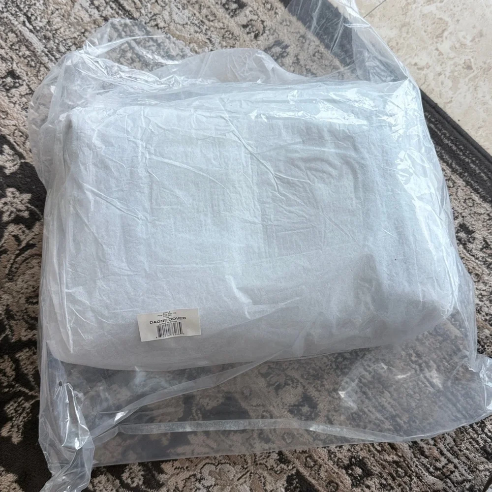 NWT: Dagne Dover sz md LANDON NEOPRENE CARRYALL BAG Limited Edition - Waffle Fog - Picture 8 of 9